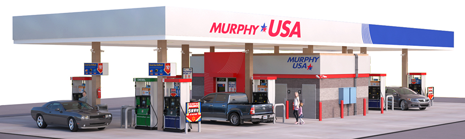 Murphy USA extérieur 3D